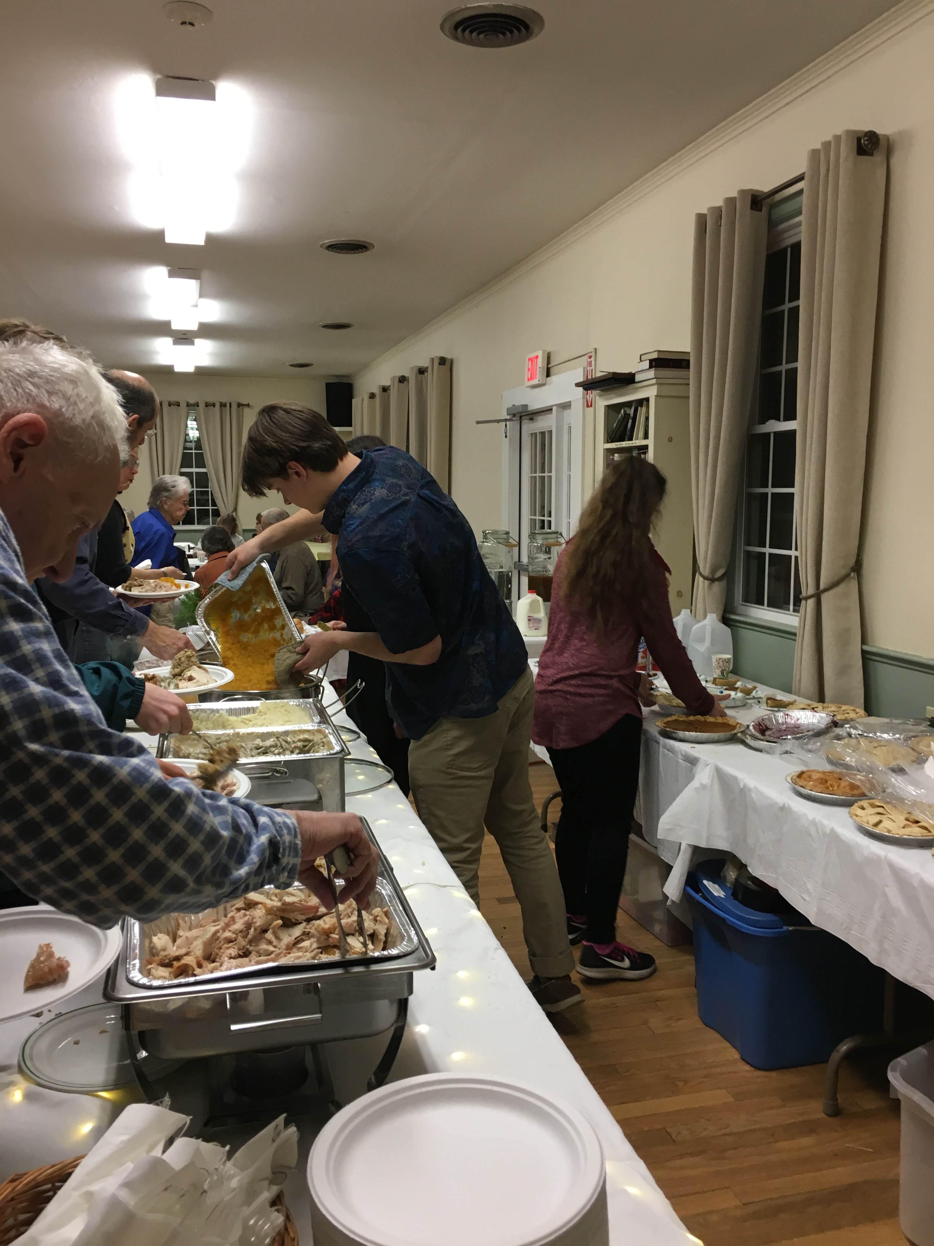 Youth Serving Thanksgiving Community Meal